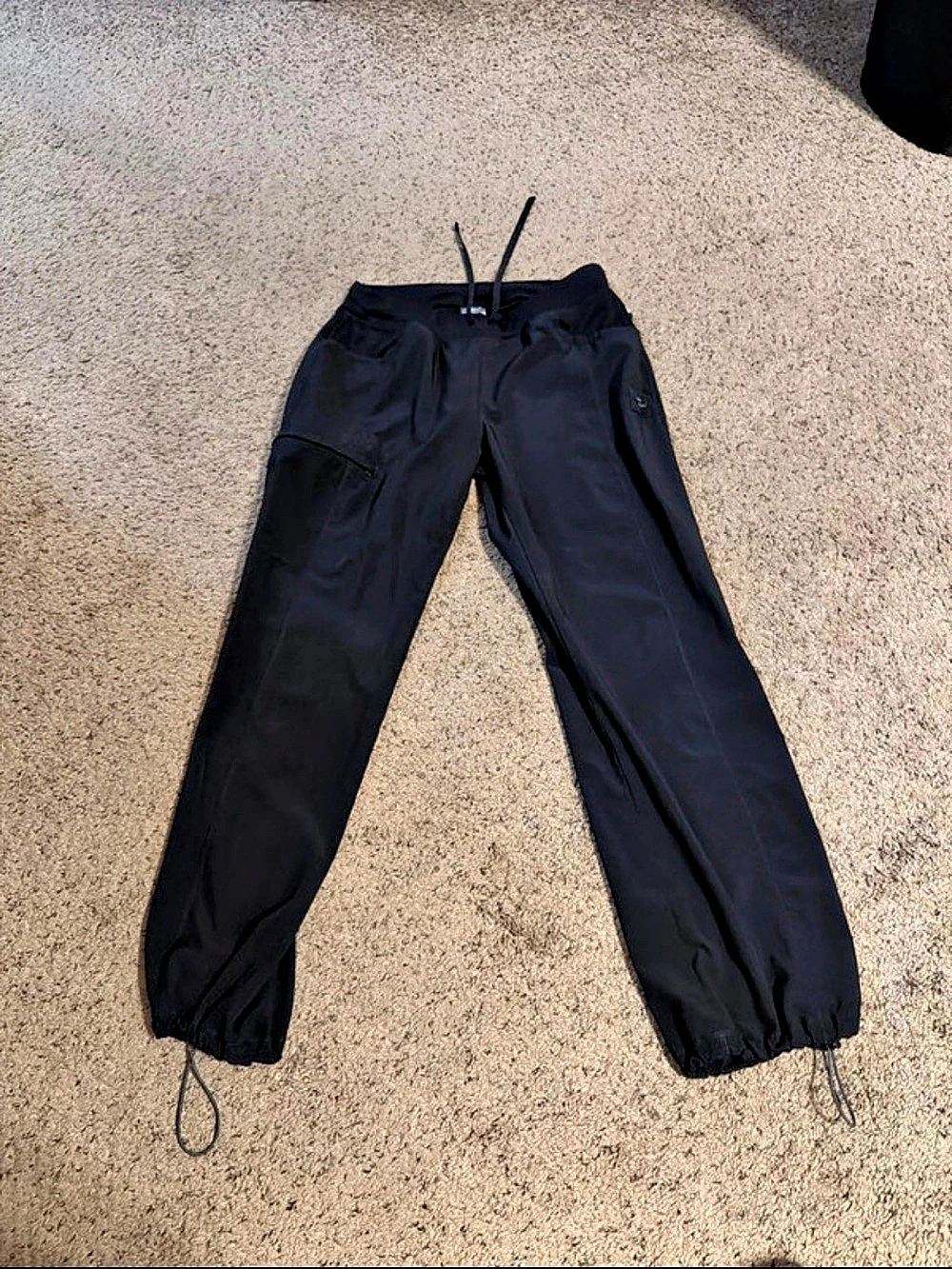 Black Jogger Scrub Pants